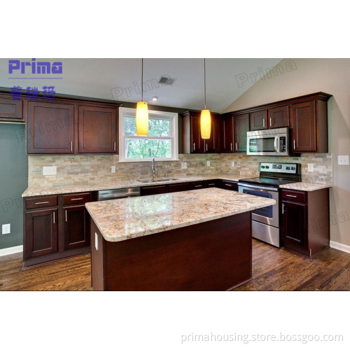 Pr-K4017 Professional Kitchen Cabinet Manufacturer